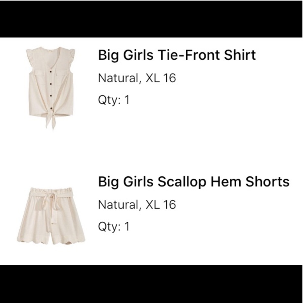 NWT Monteau Linen Top & Shorts SET